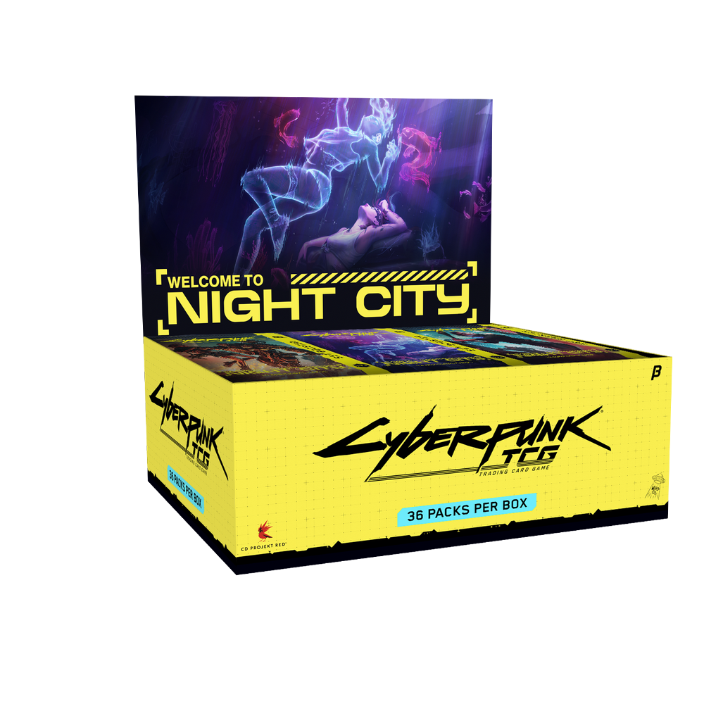 Display BETA du TCG cyberpunk composé de 36 boosters en anglais