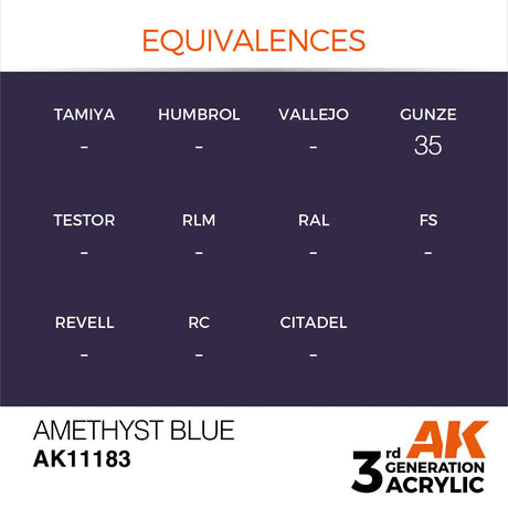 Acrylics 3GEN Amethyst Blue 17ml - Lootbox