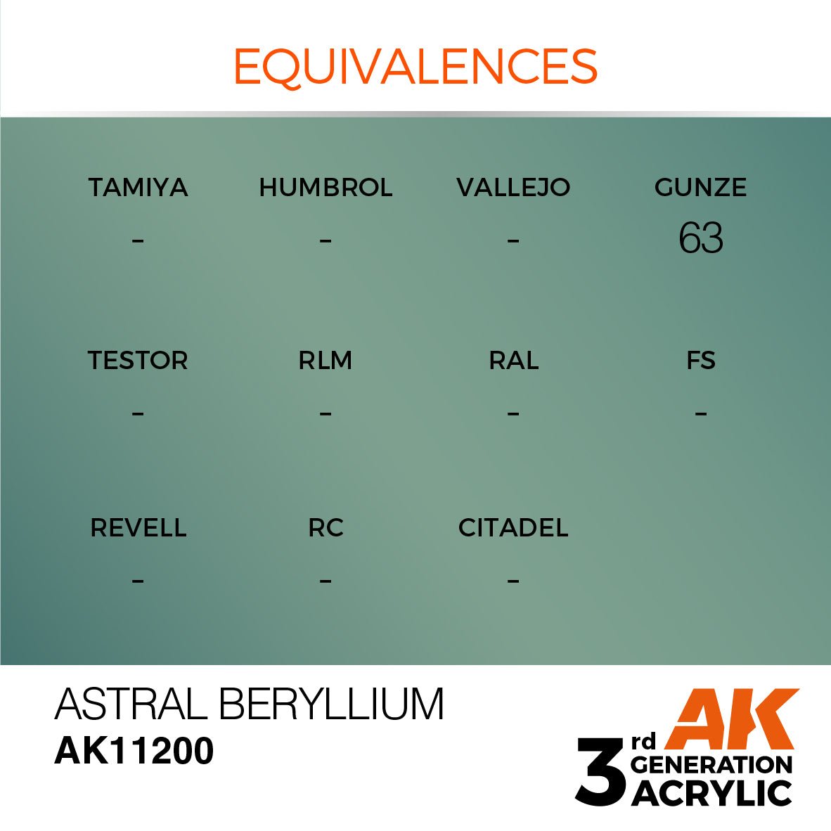 Acrylics 3GEN Astral Beryllium 17ml - Lootbox