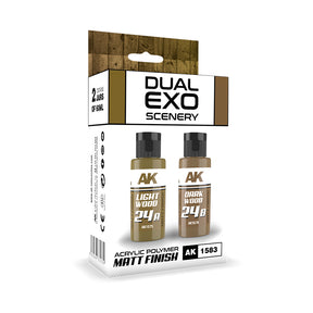 Dual Exo Scenery Set 24 – 24A Light Wood & 24B Dark Wood - Lootbox