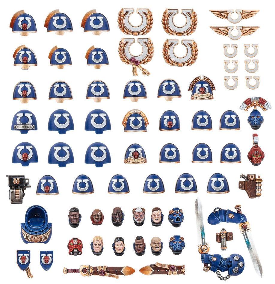Warhammer 40,000 - Améliorations et décalcomanies Ultramarines