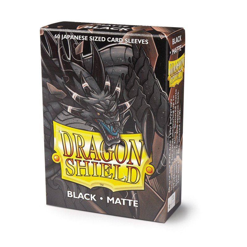 60 Japanese Sleeves Black Matte