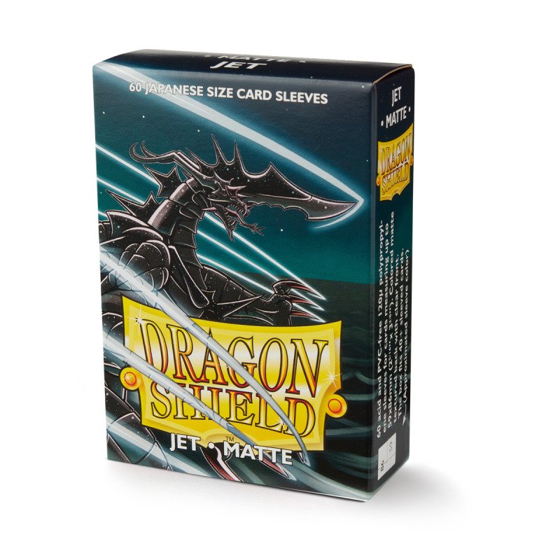 Dragon Shield Matte - 60 Japanese Sleeves - Jet