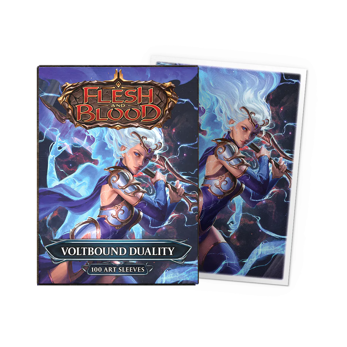 Dragon Shield Art Sleeves - Flesh and Blood - Voltbound Duality