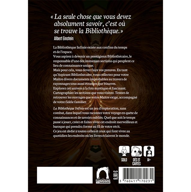 La Bibliothèque Infinie - Jeu de Rôle Solo