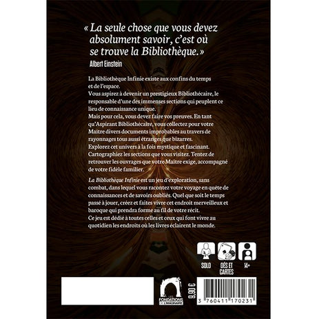 La Bibliothèque Infinie - Jeu de Rôle Solo
