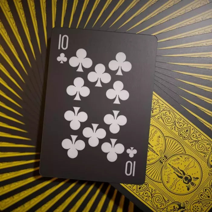 Bicycle - Reverse Jaune Et Noir - 54 Cartes