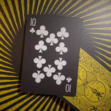 Bicycle - Reverse Jaune Et Noir - 54 Cartes