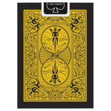Bicycle - Reverse Jaune Et Noir - 54 Cartes