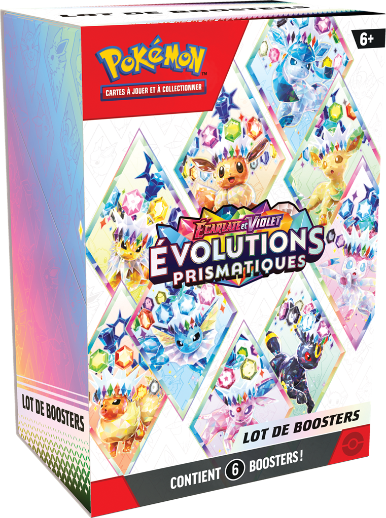 Pokémon - EV8.5 - Bundle 6 boosters Evolutions Prismatiques