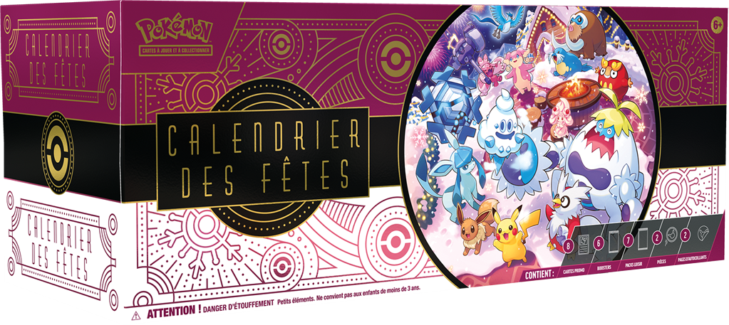 Pokémon - Calendrier des fêtes 2025