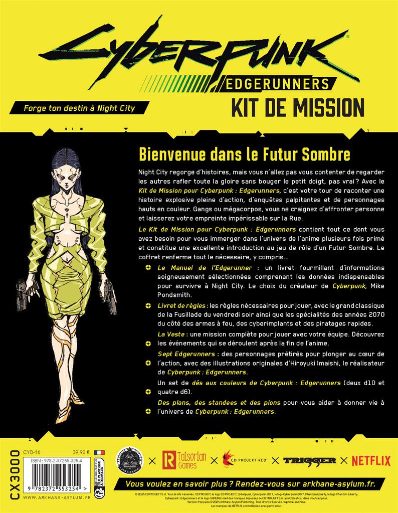 Cyberpunk - Edge Runner - Kit de mission