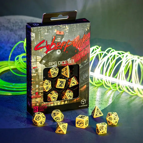 Set de dés JDR - Cyberpunk Red - Zone dangereuse - Lootbox