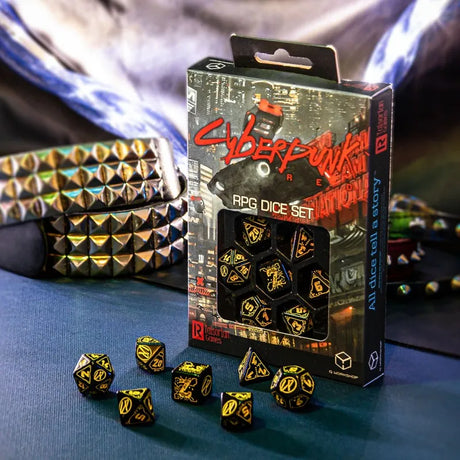 Set de dés JDR - Cyberpunk Red - Sale Boulot - Lootbox