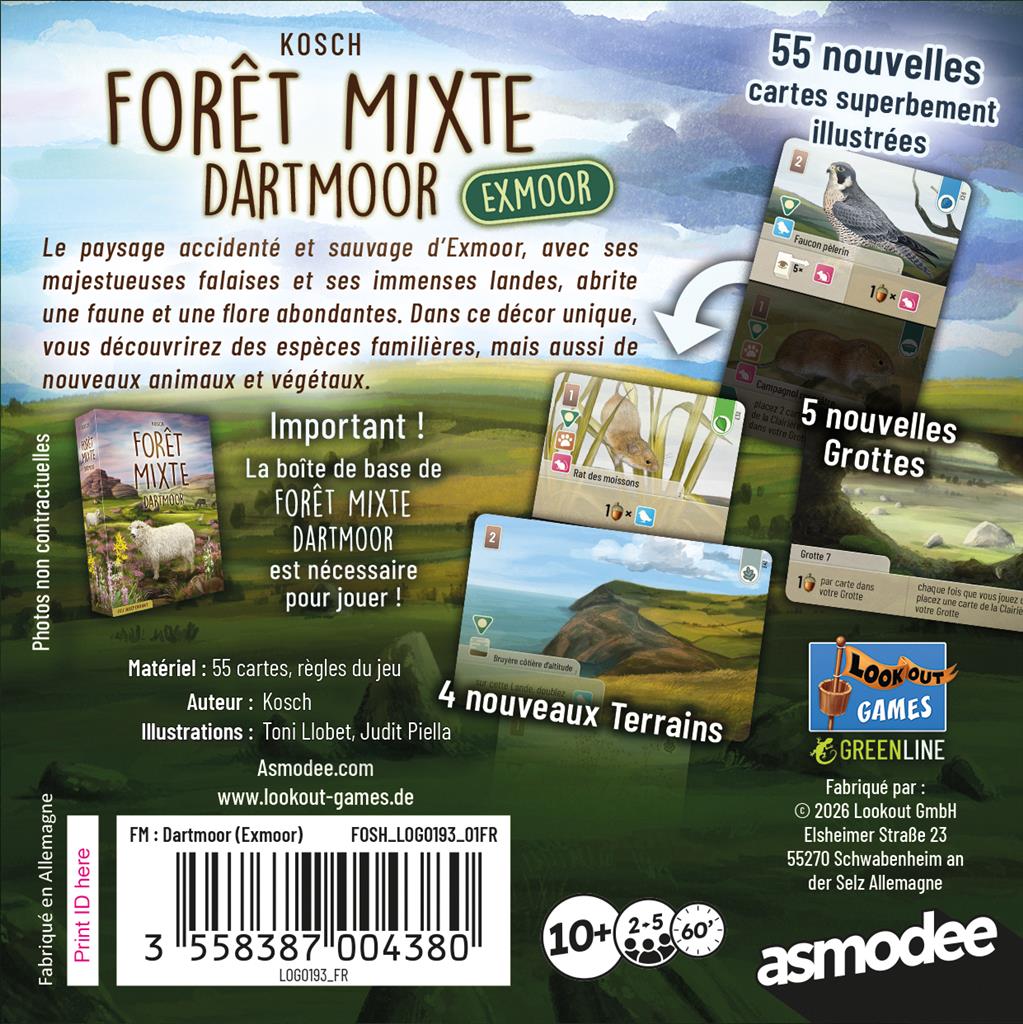 Forêt Mixte - Dartmoor - Extension Exmoor