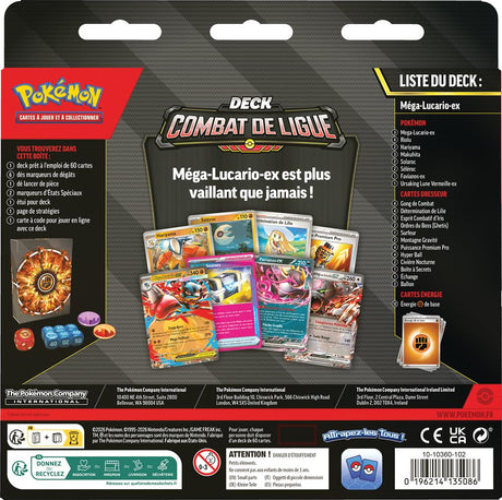 Pokémon - Deck combat de Ligue - Méga-Lucario