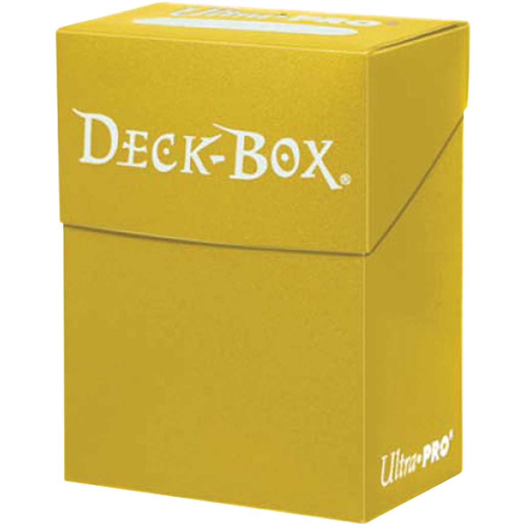 Deck Box 75 cartes jaune