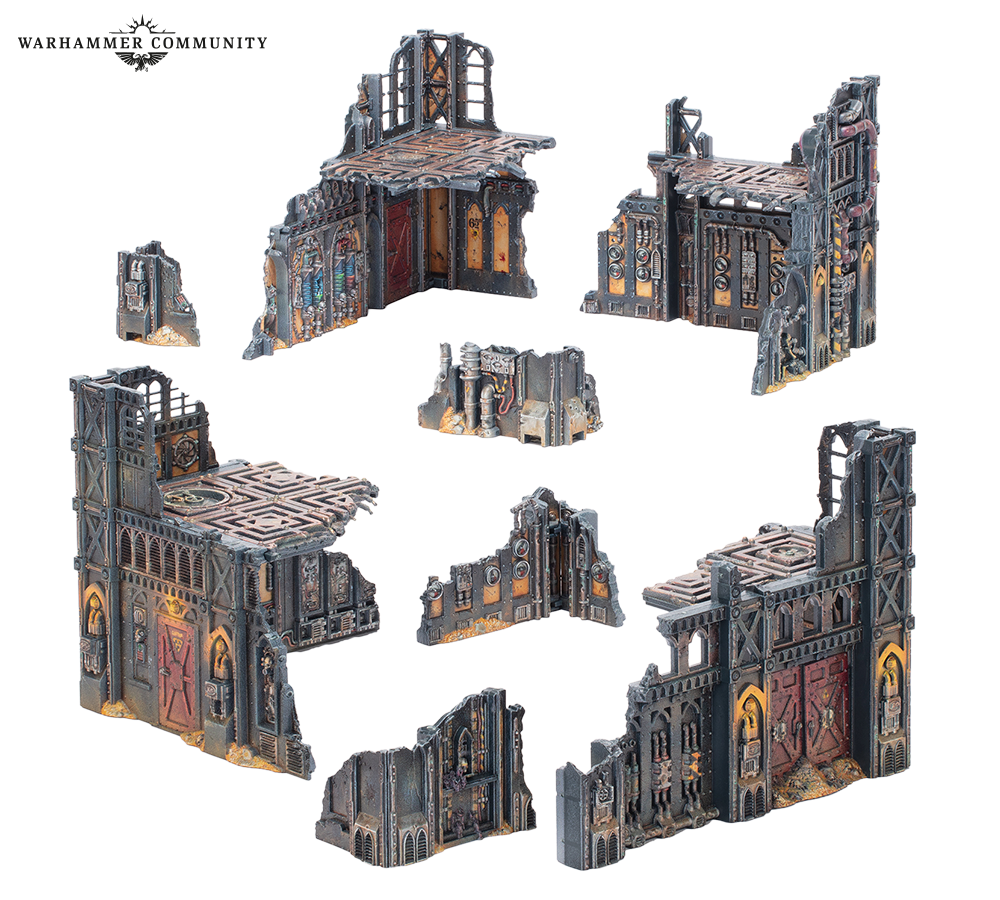 Battlefields : Armageddon - Set de terrain prépeint 40k