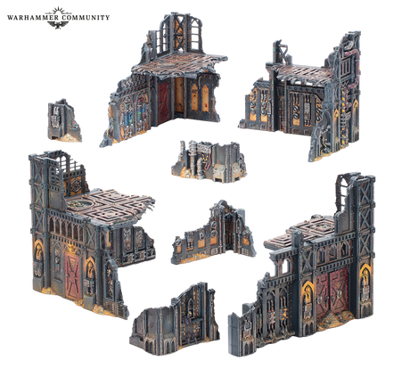 Battlefields : Armageddon - Set de terrain prépeint 40k