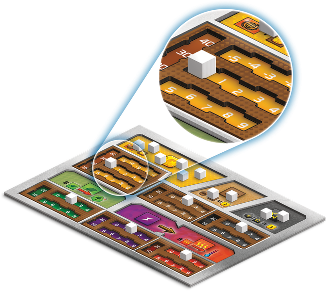 Terraforming Mars - Deluxe Playerboard