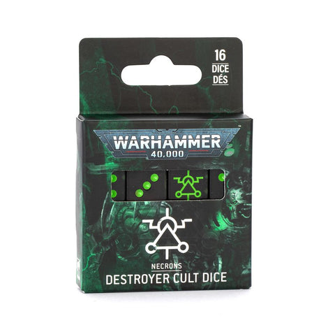 Warhammer 40 000 - Dés des Cultes Destroyers Nécrons