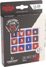Set de 12 dés - Stranger Things Hellfire Club