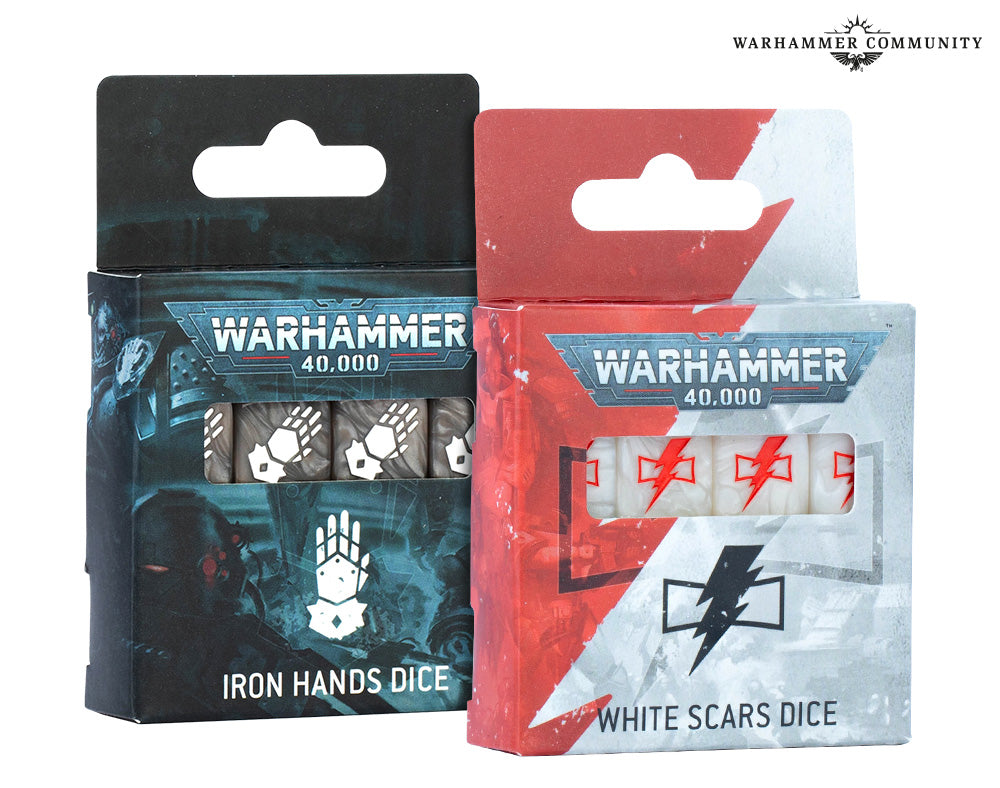 Warhammer 40,000 - Dés White Scars