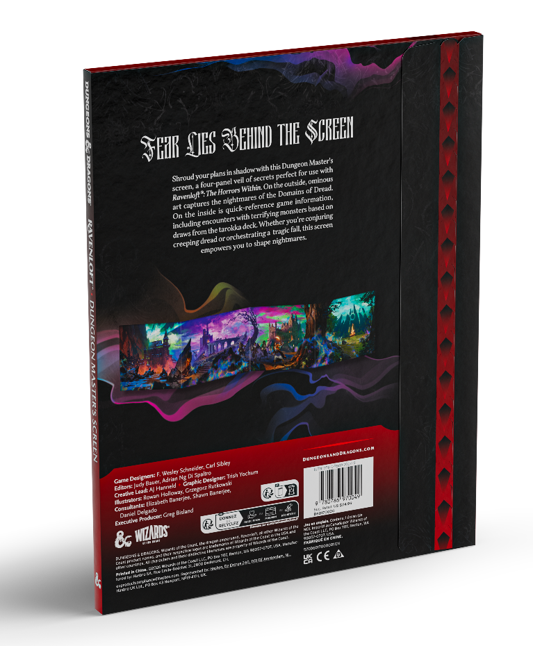 D&D - Ravenloft : The Horrors Within - Écran de maître du donjon - ENG