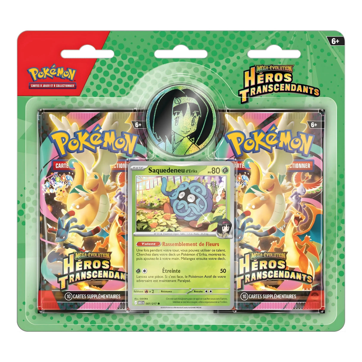 Pokémon - Duo Pack Collection Méga-Évolution – Héros Transcendants - FR