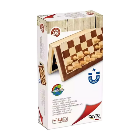 Jeu d'échecs magnétiques en bois
