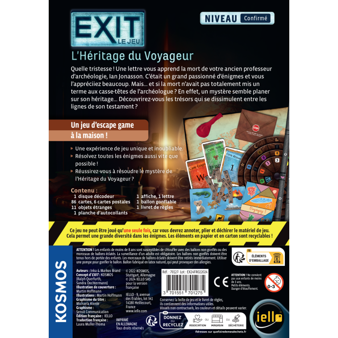 EXIT : L'héritage du voyageur