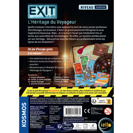 EXIT : L'héritage du voyageur