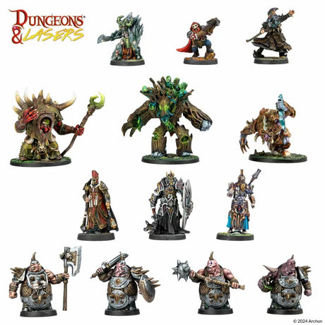 Dungeons & Lasers - Figurines- Deuslair - Core set