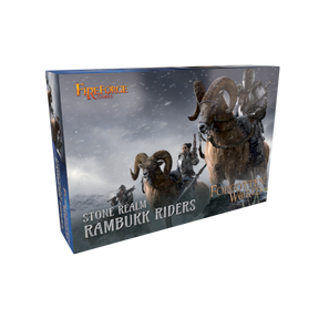 rambukk raiders de fireforge figurines de nains sur mouflons