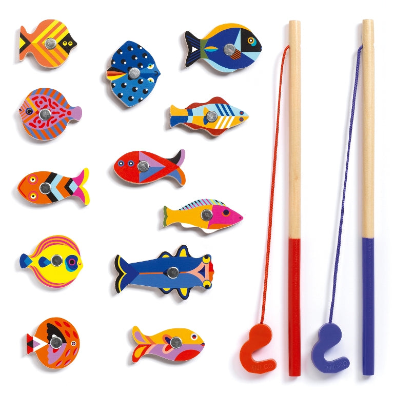 Pêche magnétique - Fishing graphic - Djeco