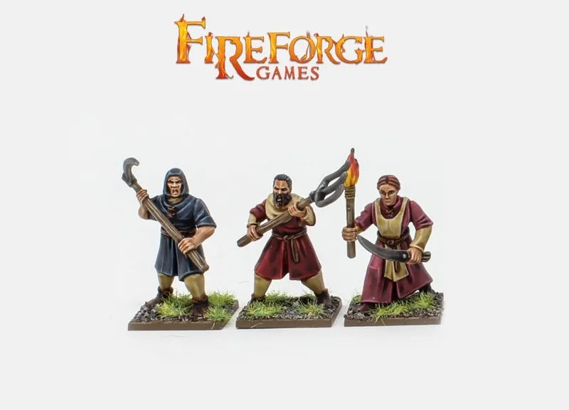 Fireforge Rabble Fireforge - Folk Rabble (18 figurines de villageois) – Lootbox