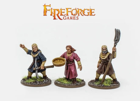 Fireforge - Folk Rabble (18 figurines de villageois)