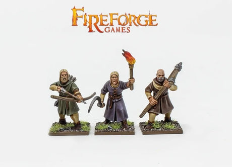 Fireforge - Folk Rabble (18 figurines de villageois)