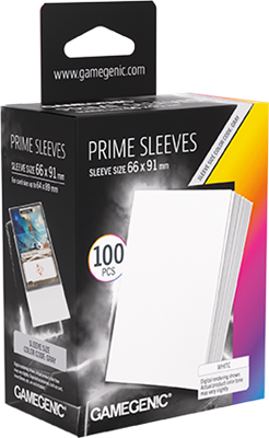 Protège-cartes - 100 Card Sleeves - Prime White