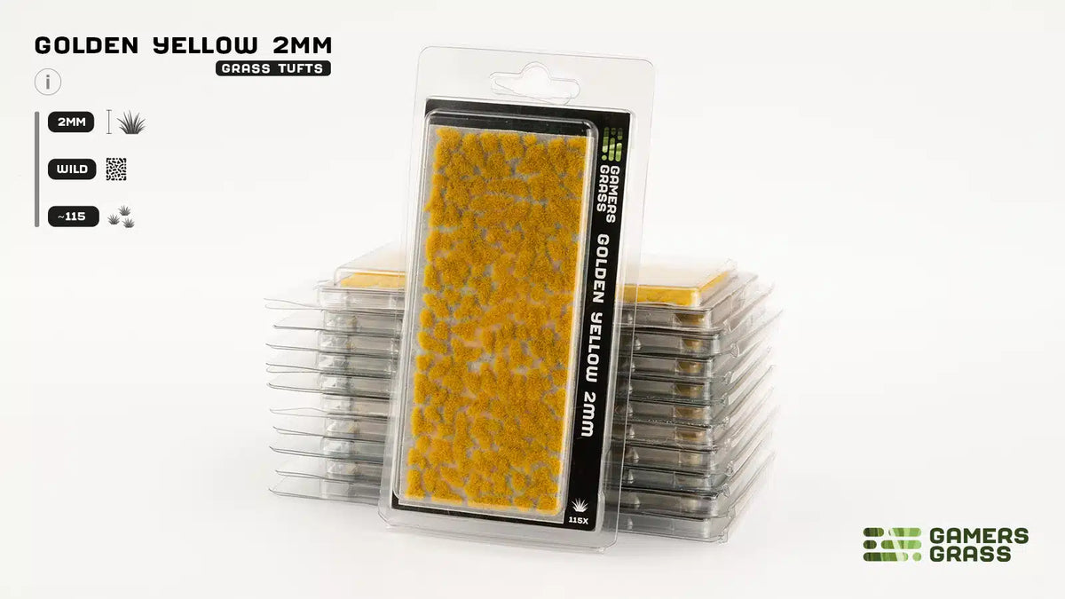 Gamer Grass - Golden Yellow 2mm