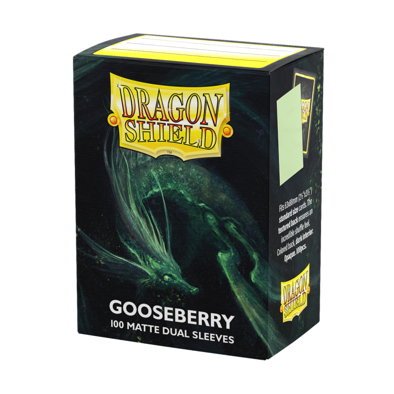 Dragon Shield Matte - 100 sleeves Dual Matte - Gooseberry