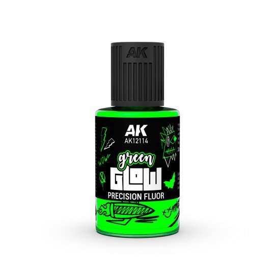 AK Glow Precision Fluor 30mL - Verte