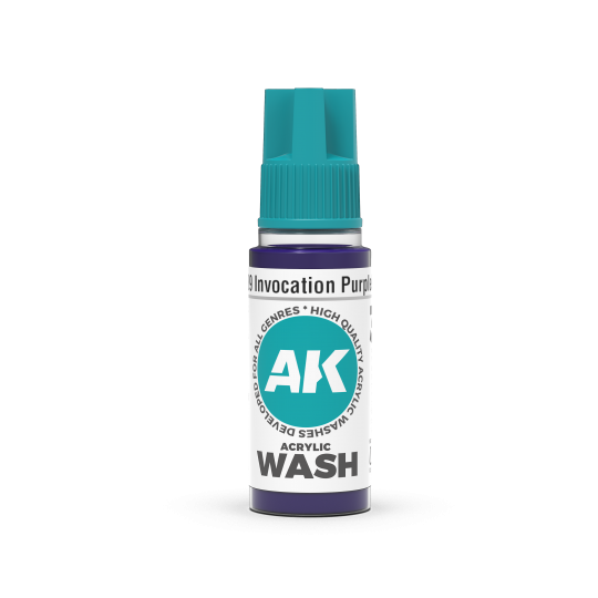 AK Acrylic Washes - Invocation Purple Wash - 18 mL