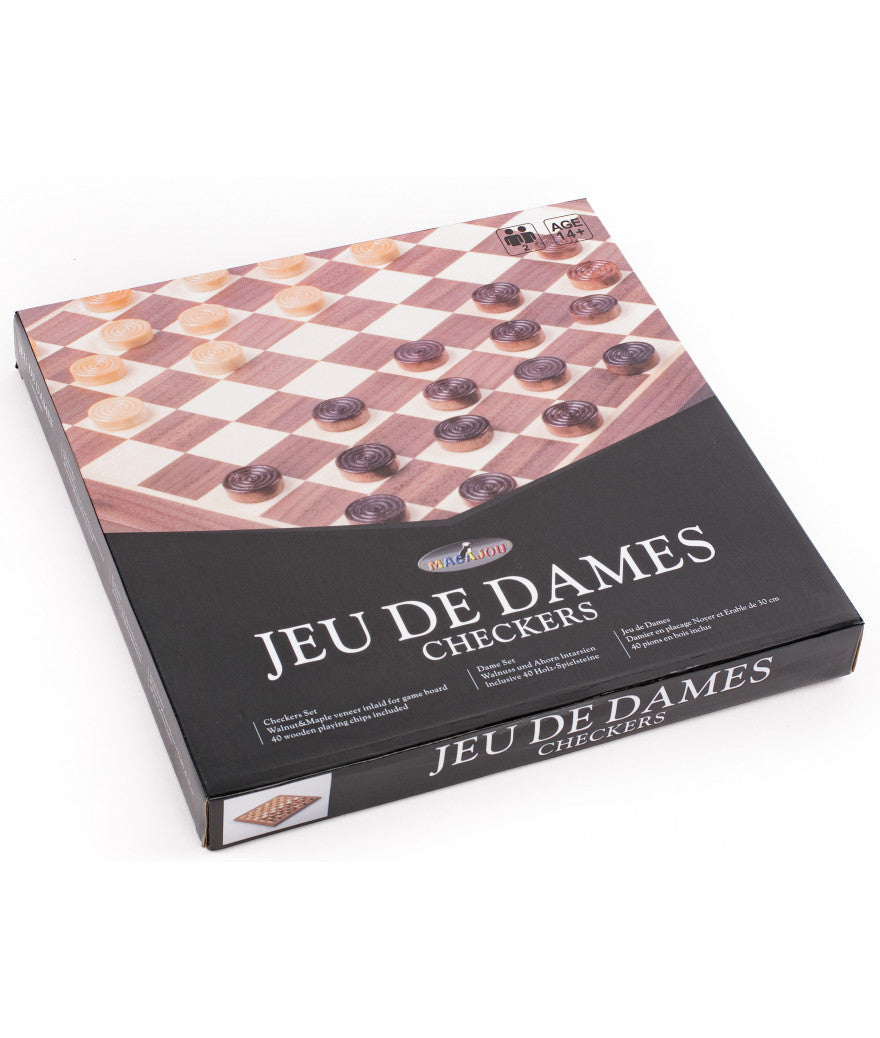 Jeu de dames françaises 29 cm