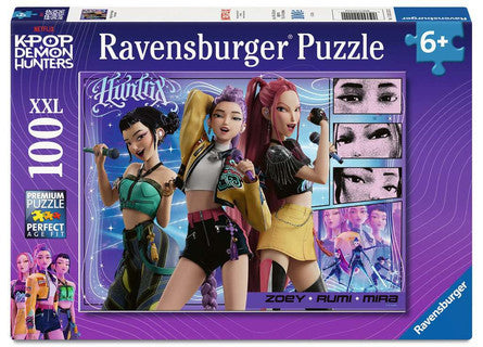 Puzzle 100 pcs - KPop Demon Hunters - Fans Hereux, Honmoon heureux