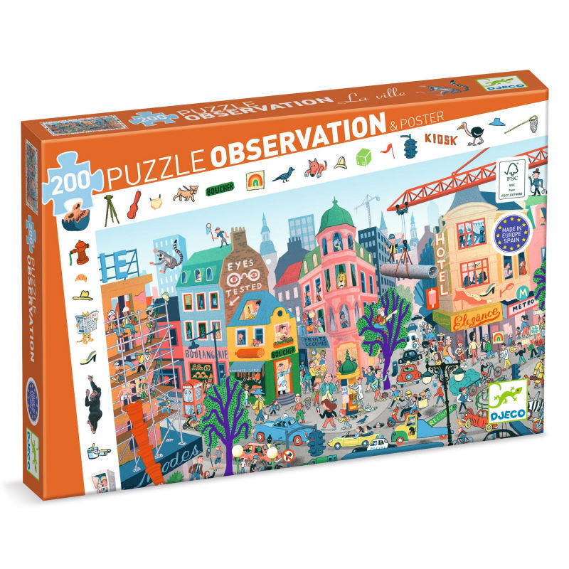 Puzzle 200 pièces - La ville