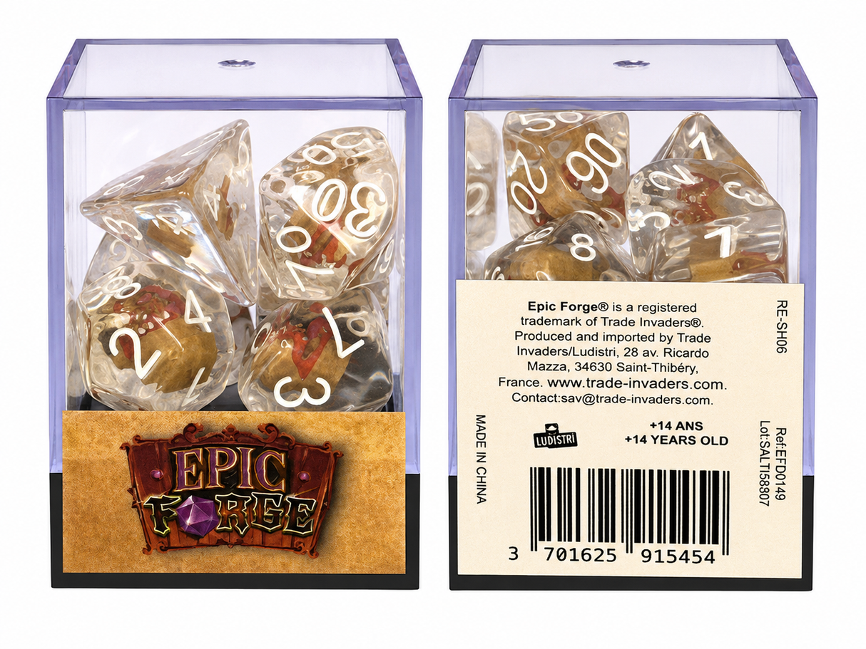 Set de 7 dés JDR - Mimic - Epic Forge