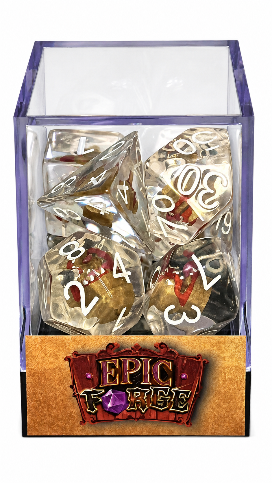Set de 7 dés JDR - Mimic - Epic Forge
