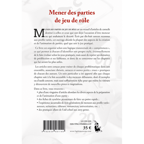 Mener des parties de jeu de rôle