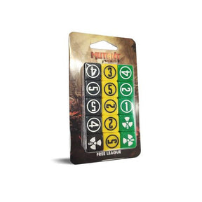 lot de dés pour le jeu de rôles mutant year zéro